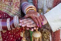 Kanyavaran rite is part of the Jain wedding ceremony