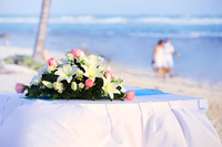Beach Weddings are a wonderful break from a traditional church ceremony.